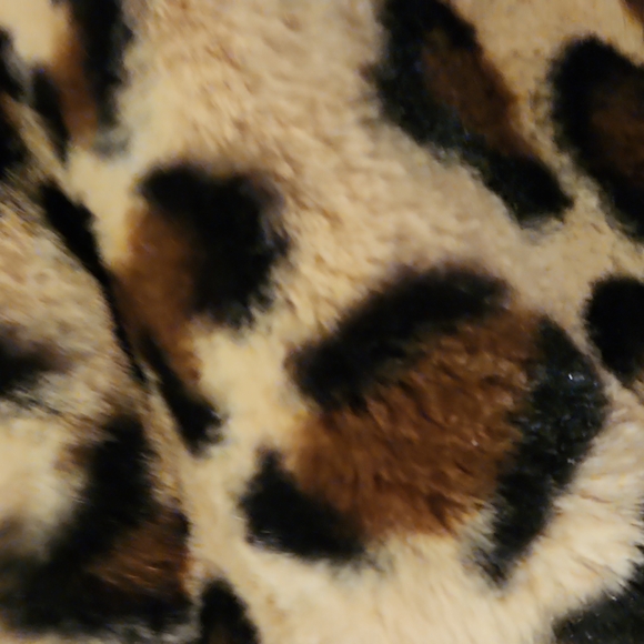 Love Tree Fur & Faux Fur Jackets | Leopard Faux Fur CoatMulti | Size: L - Picture 3 of 7